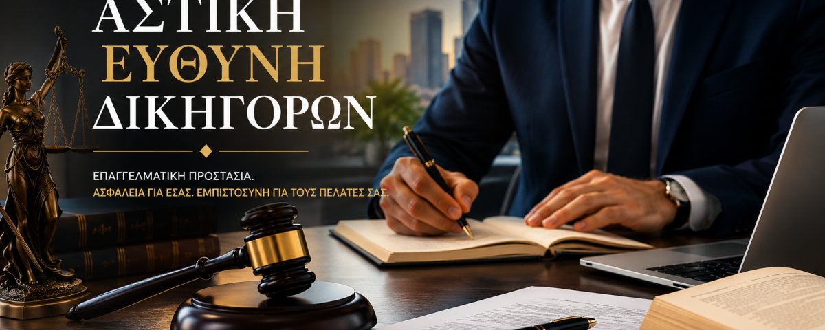 Αστική Ευθύνη Δικηγόρων: Γιατί είναι απαραίτητη η επαγγελματική προστασία;