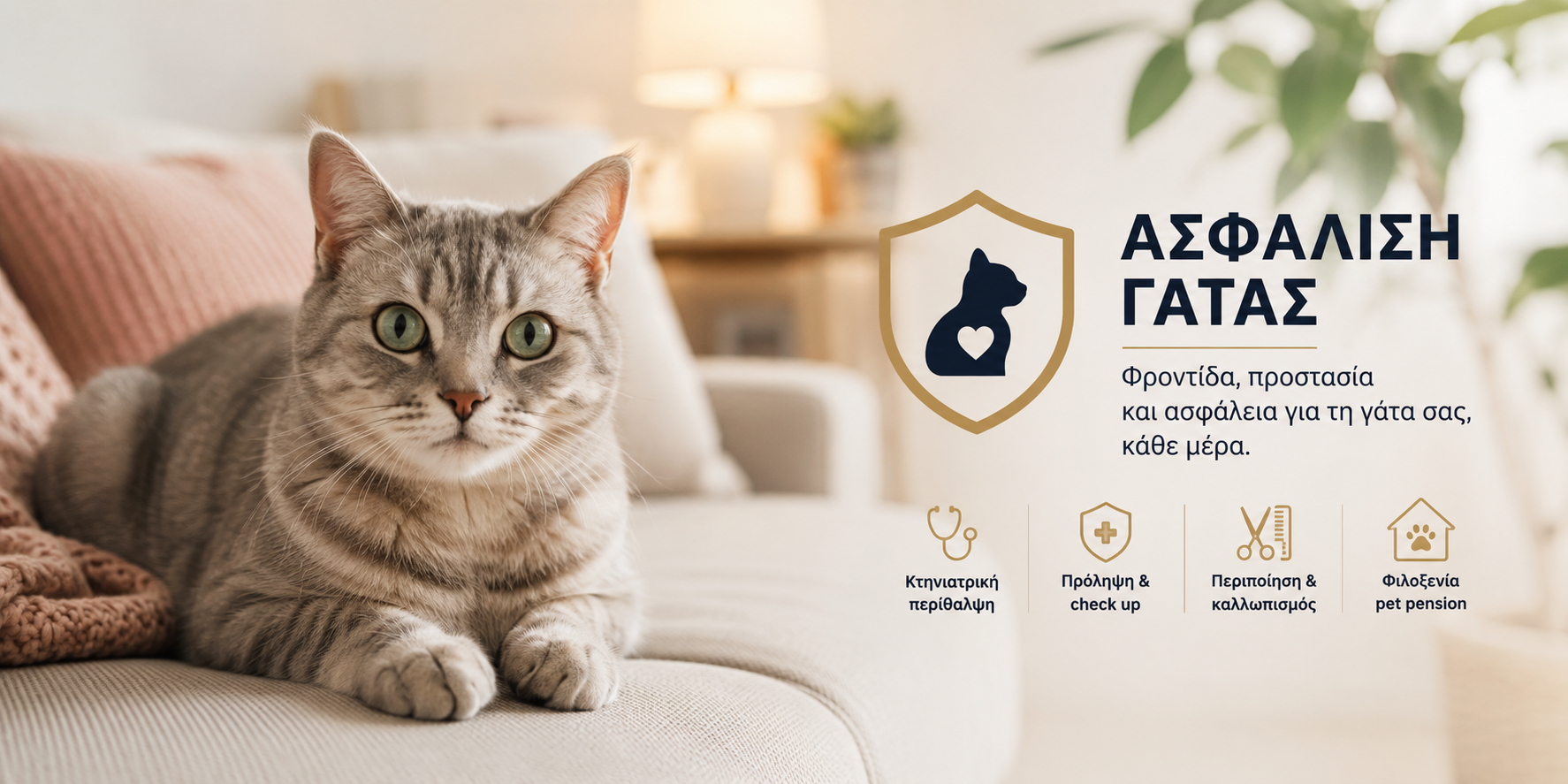 Ασφάλιση Γάτας | Καλύψεις & Κτηνιατρική Περίθαλψη