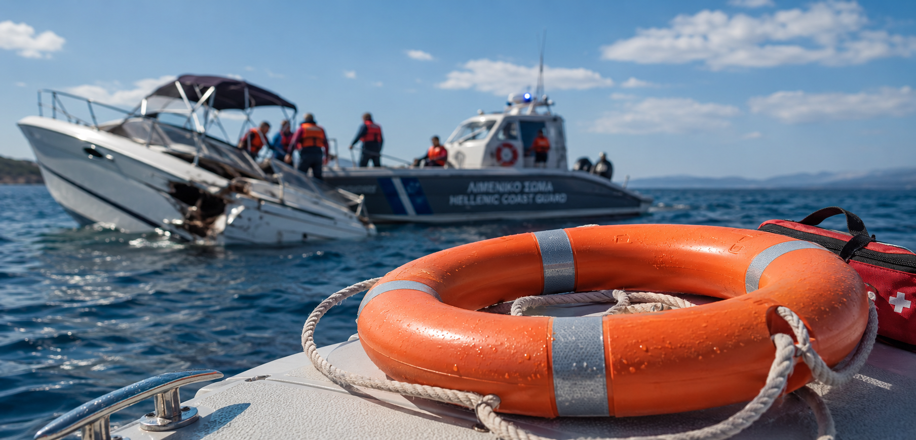 Οδηγίες σε περίπτωση ατυχήματος στη θάλασσα 