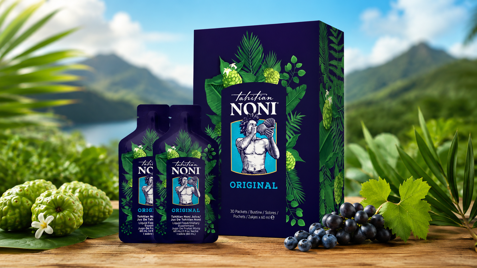 Tahitian Noni σε φακελάκια – Box με 30 ατομικές συσκευασίες των 60 ml