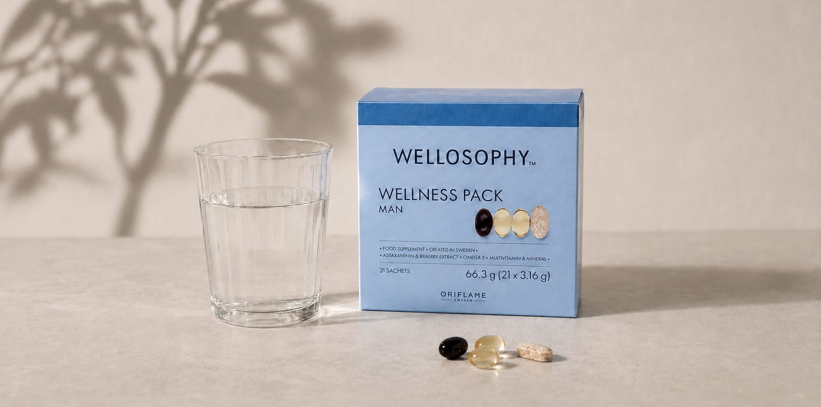 Wellosophy Wellness Pack για Άντρες Wellosophy Wellness Pack για Άντρες της Oriflame