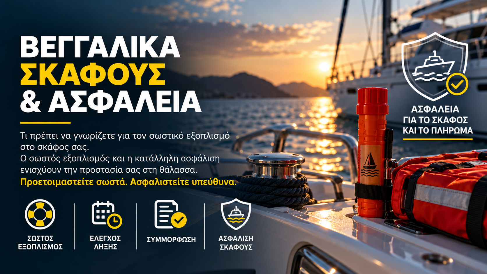 Βεγγαλικά Σκάφους – Τιμές, Είδη και Υποχρεωτικά Εφόδια Ασφαλείας | Knights of Athens